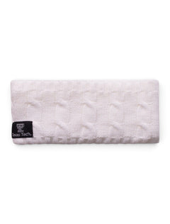 Zephyr Texas Tech Infinity Knit Headband – White front view