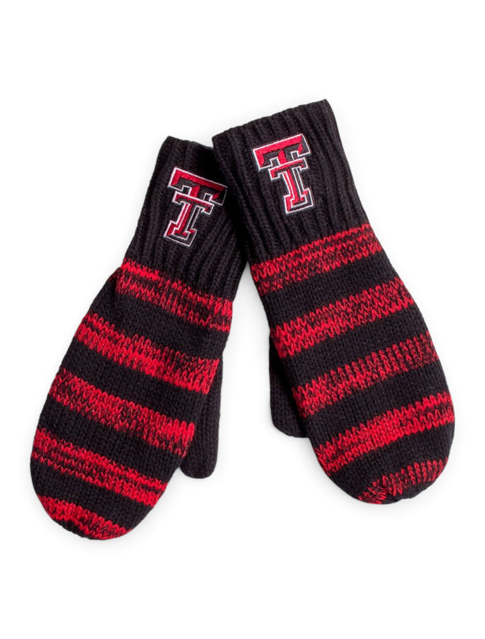 ZooZatz  Texas Tech Knit Mittens – Front view