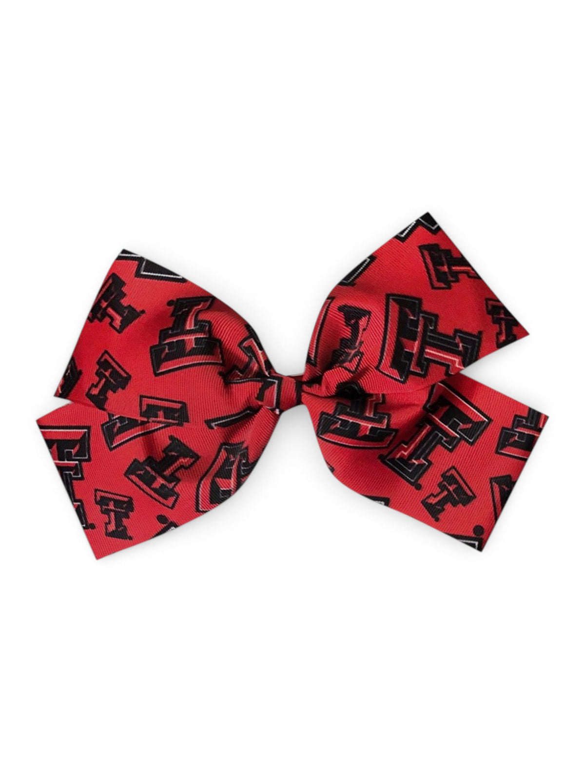 ZooZatz Texas Tech Red Raiders "Zoo" Hair Bow – Red front view