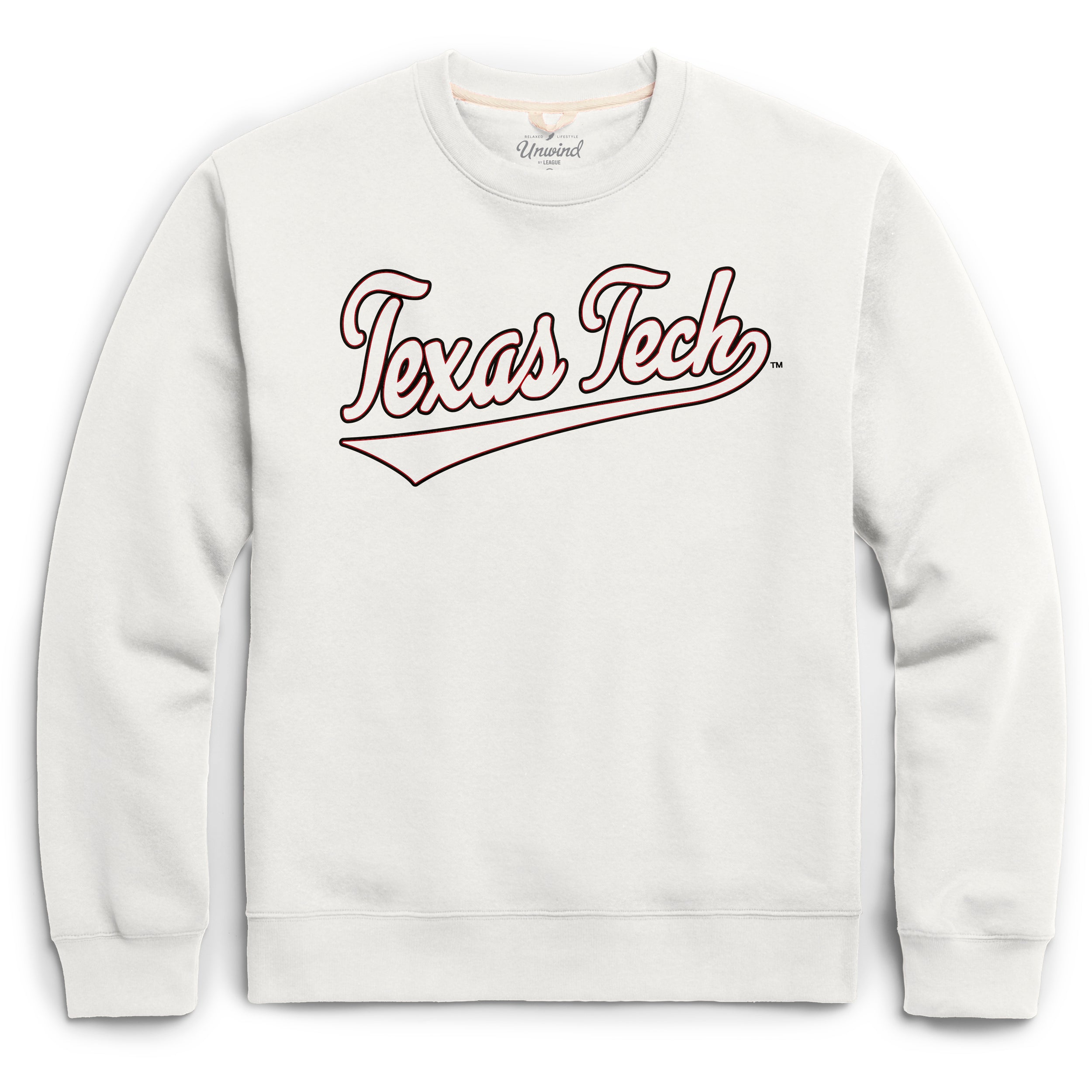 League Texas Tech "Classic Hollow Tail" WOMEN'S Crewneck Sweatshirt