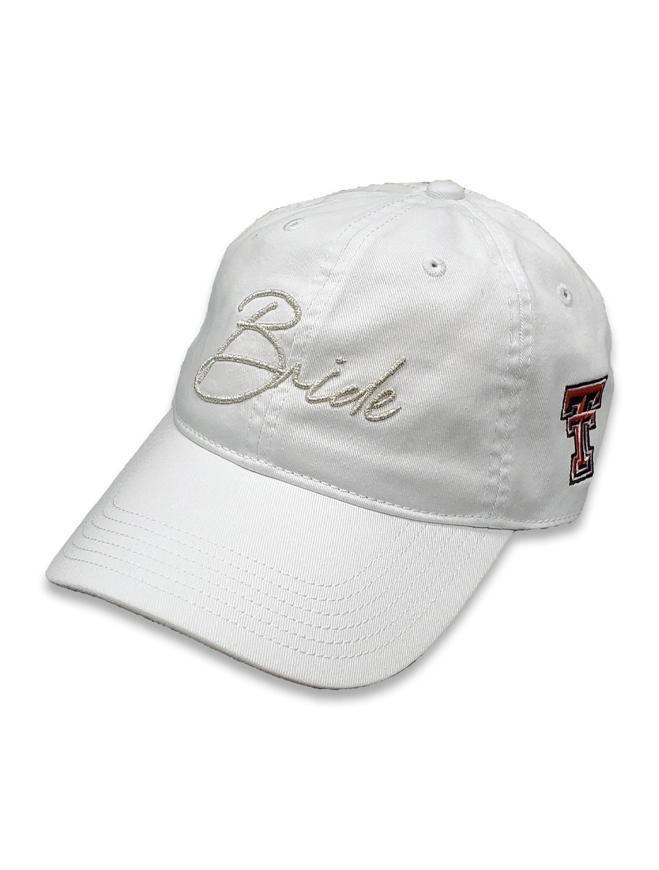 Legacy Texas Tech Double T "Metallic Silver" Bride Adj. Cap
