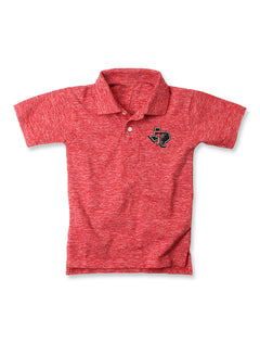 Texas Tech Heathered Pride KIDS Polo