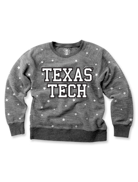 Texas Tech "Twinkle Star" TODDLER Fleece Pullover