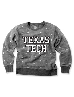 Texas Tech "Twinkle Star" KIDS Fleece Pullover