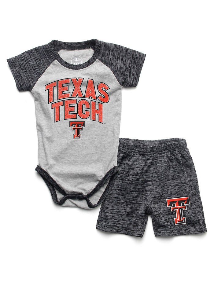 Texas Tech Double T "Atomic Basketball" Hopper Short INFANT Set