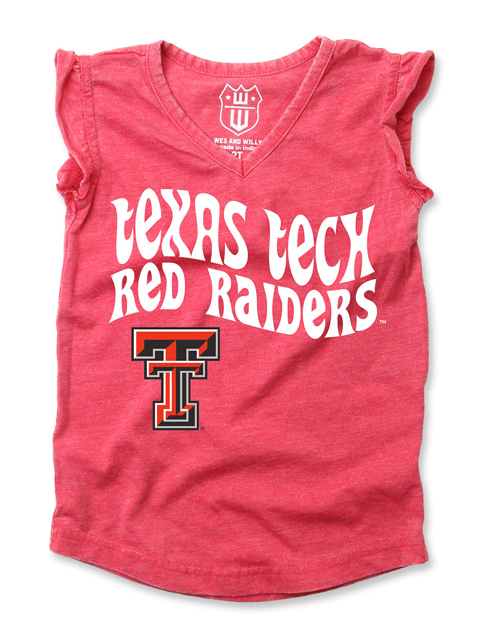 Texas Tech " So 70's" INFANT Ruffle Sleeve Tee