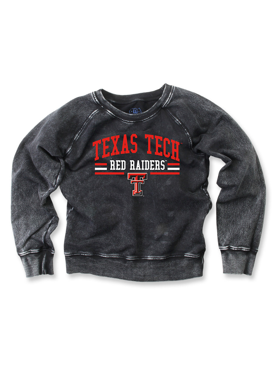 Texas Tech Double T "Bar Tee" Raglan Fleece TODDLER Pullover