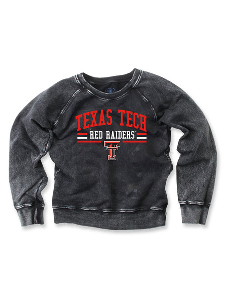 Texas Tech Double T "Bar Tee" Raglan Fleece TODDLER Pullover