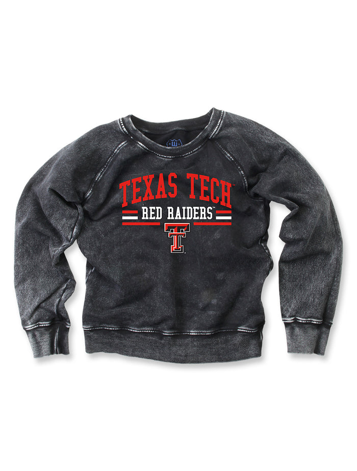Texas Tech Double T "Bar Tee" Raglan Fleece TODDLER Pullover