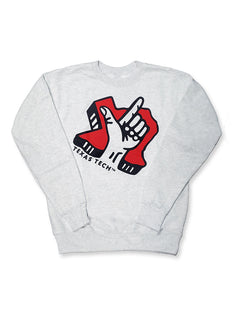 Texas Tech "Guns Up 3D" Crewneck Sweatshirt