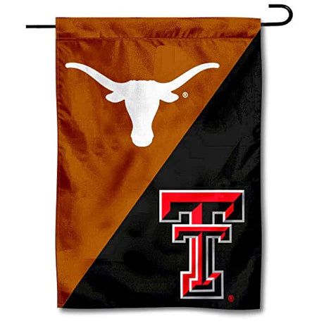 House Divided Texas Tech/ UT Garden Flag