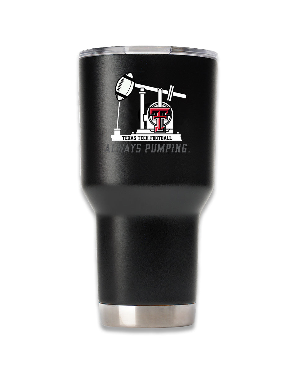 Texas Tech "Always Pumping" Double Walled Travel Tumbler 30oz