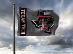 Texas Tech "Lonestar Pride" 3'x5' Charcoal Deluxe Flag