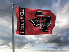 Texas Tech "Bar Pride" 3'x5' Red Deluxe Flag
