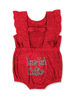 Arena Texas Tech "Gidget" INFANT Ruffled Onesie
