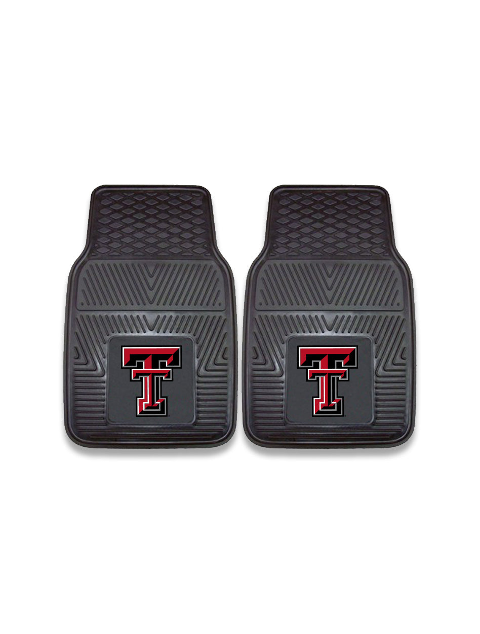 Texas Tech 2 piece Front Seat Car Mat Set