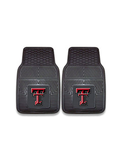 Texas Tech 2 piece Front Seat Car Mat Set