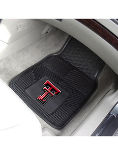Texas Tech 2 piece Front Seat Car Mat Set