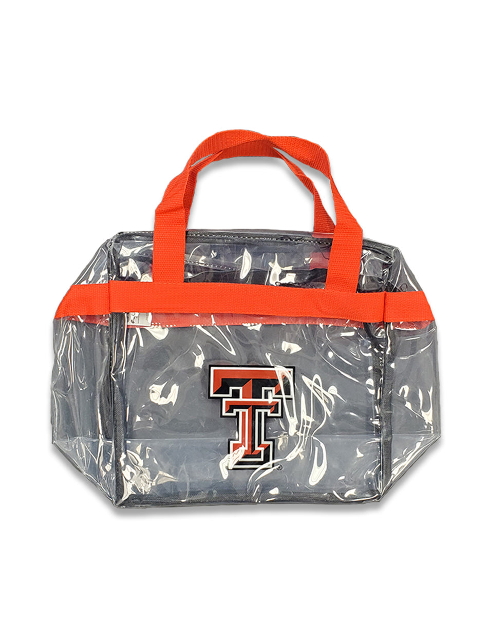 Texas Tech Double T Clear Messenger Bag