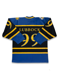 YOUTH Lubbock Cotton Kings Official Black Hockey Jersey