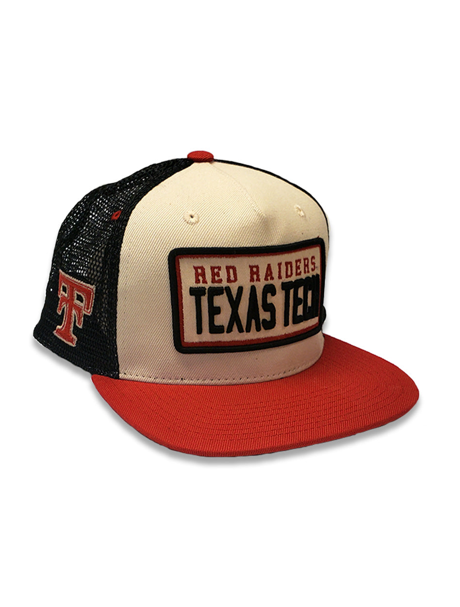 Zephyr Texas Tech Patch and Vault Double T "DMV" Snapback Flatbill Cap