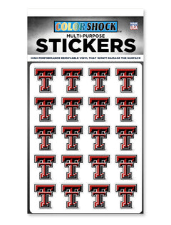 Texas Tech Double T Sticker Sheet