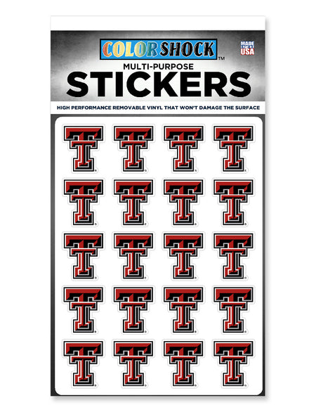 Texas Tech Double T Sticker Sheet