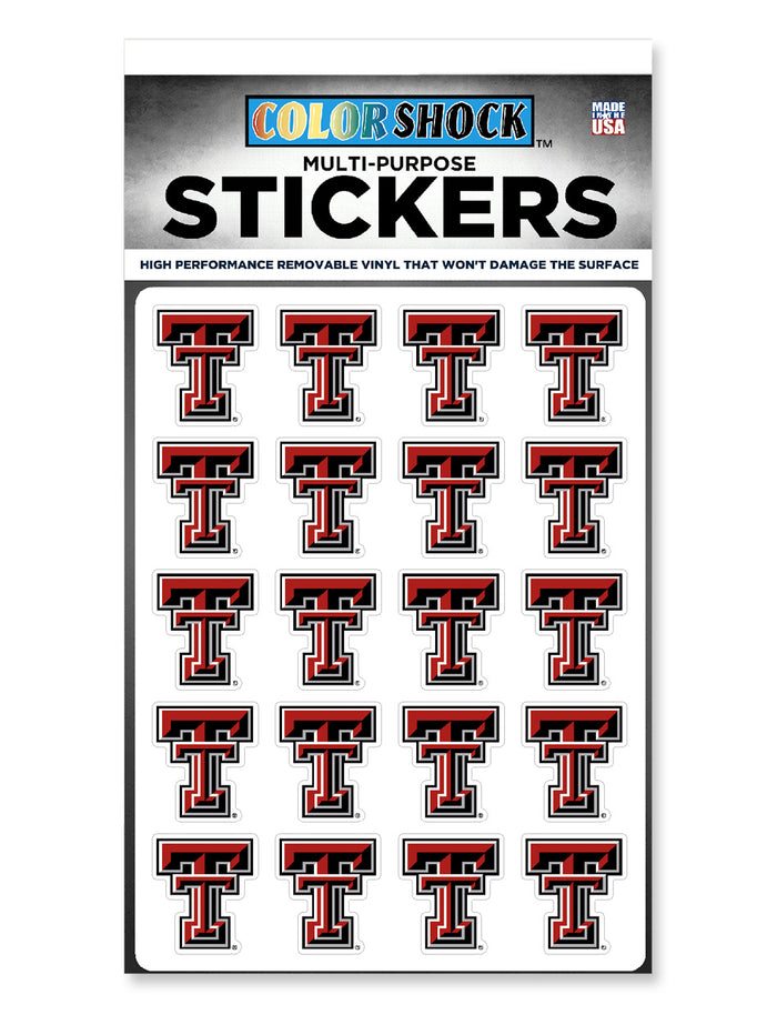 Texas Tech Double T Sticker Sheet