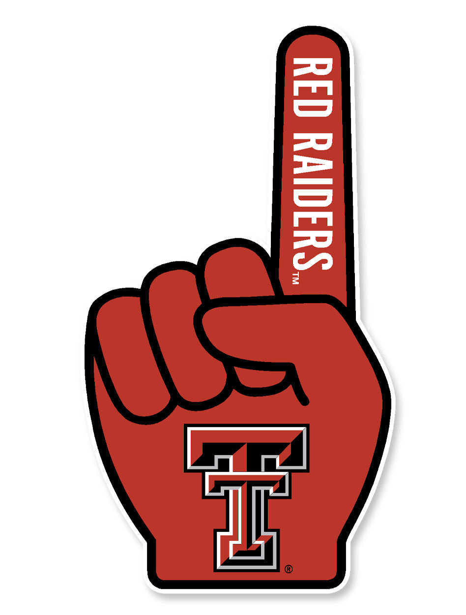 Texas Tech #1 Finger Decal