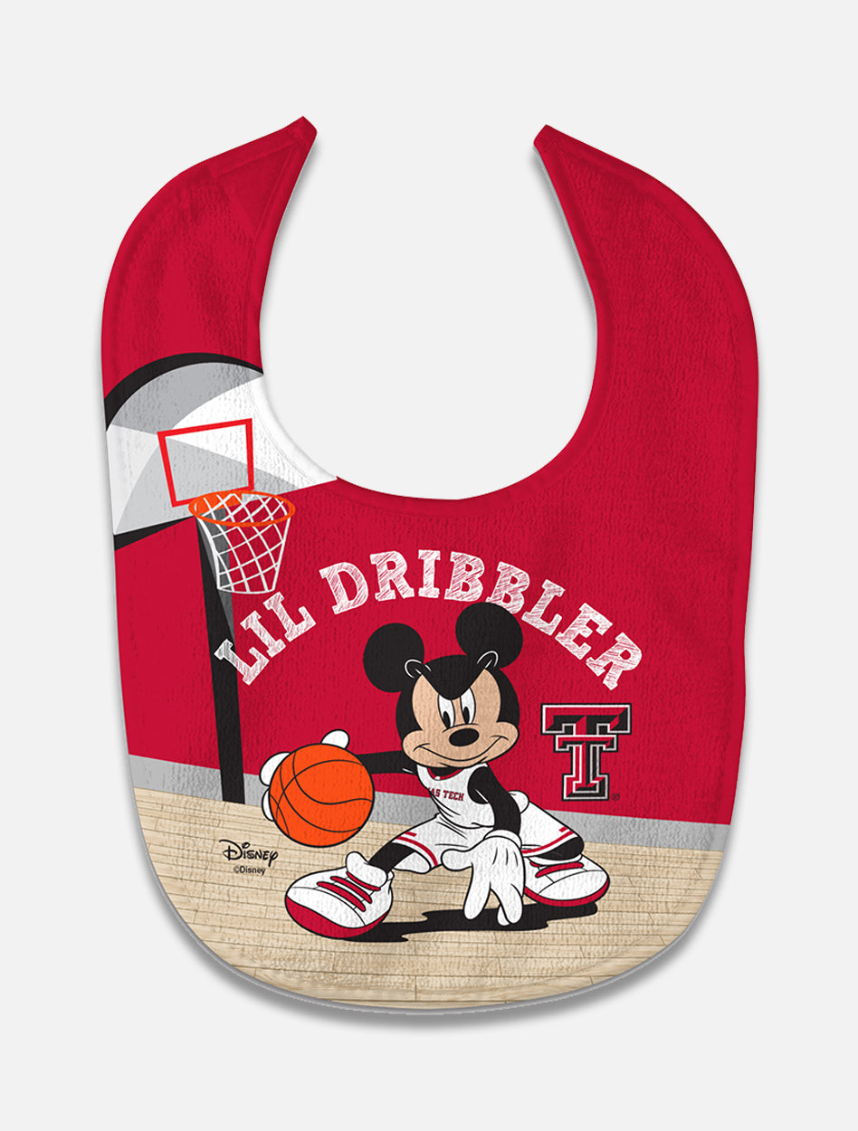 Disney x Red Raider Outfitter Texas Tech "Lil Dribbler" Basketball Baby Bib