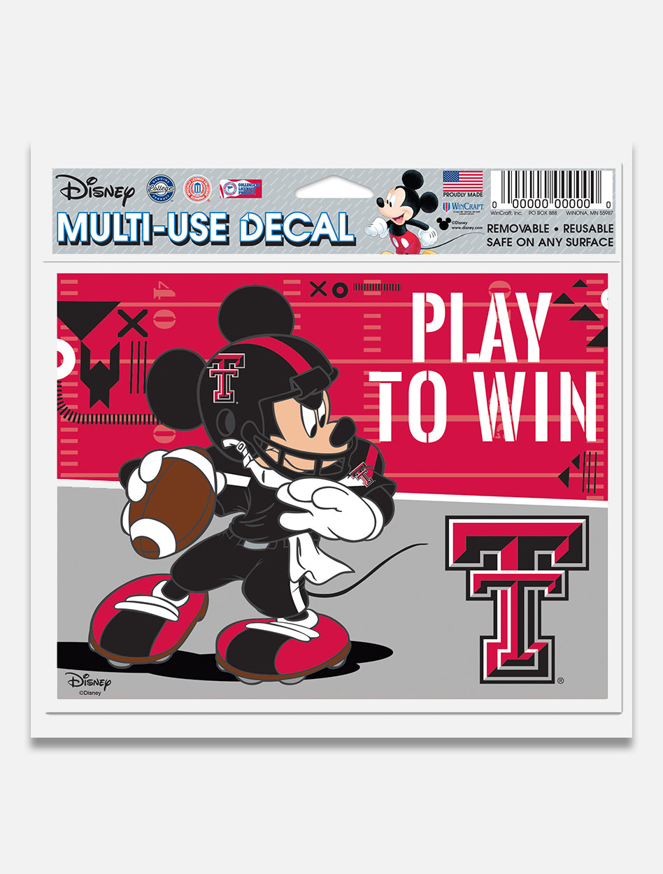 Disney x Red Raider Outfitter Texas Tech Mickey "Football Field" Decal