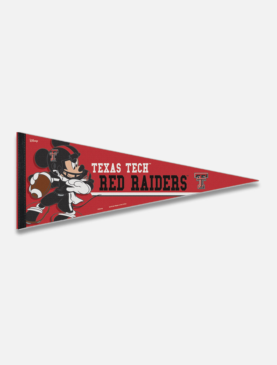 Disney x Red Raider Outfitter Texas Tech Mickey "Football Player" Pennant