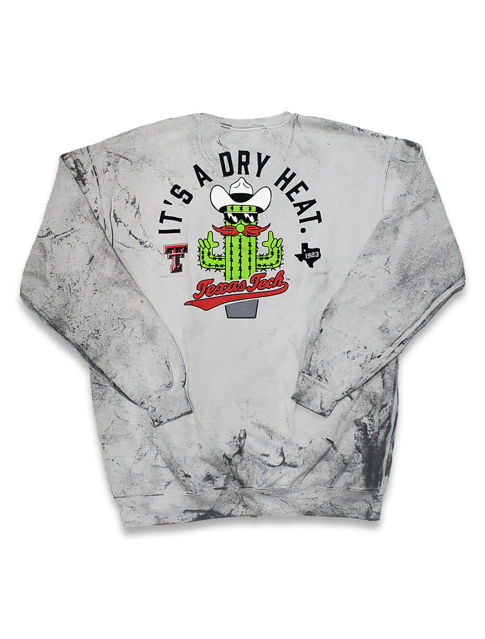 Texas Tech "Dry Heat Cactus" Comfort Colors Crewneck Sweatshirt