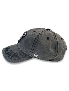 47 Brand Distressed Double T "Esker" Washed Denim Adj. Cap