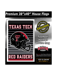 Texas Tech Football Helmet 28'x40' Premium House Flag