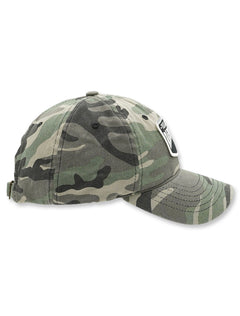 Zephyr Texas Tech "Fort Rucker" Raiderland Patch on Camo Adj. Cap