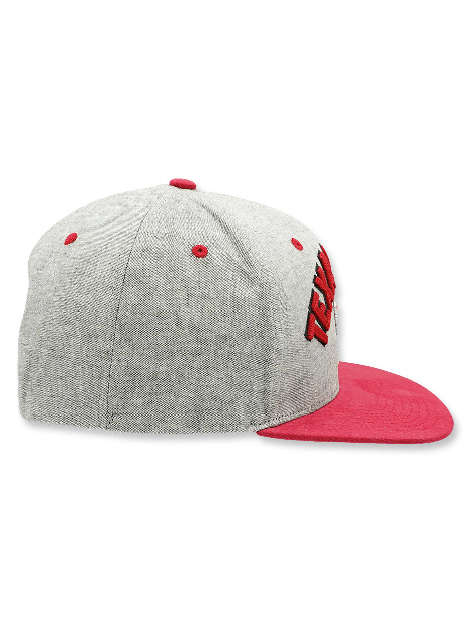 Zephyr Texas Tech "Highcut" Chain Stitch Arch over DoubleT Flat Bill Snapback