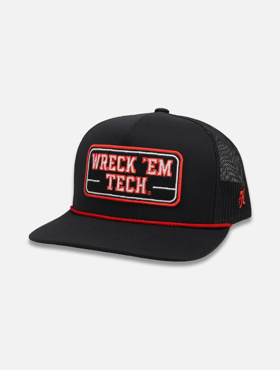 Texas Tech Red Raiders Hooey Hat with Wreck'em Tech Patch Snapback Cap ...