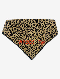 Wreck'em "Leopard" Print Pet Scarf