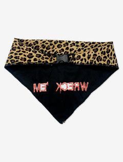 Wreck'em "Leopard" Print Pet Scarf