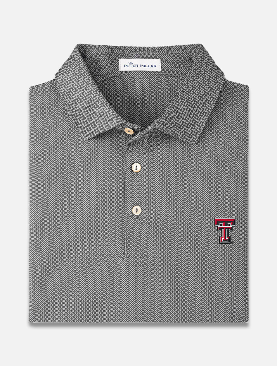 Peter Millar Texas Tech Red Raiders "Geo" Printed Stretch Jersey Polo