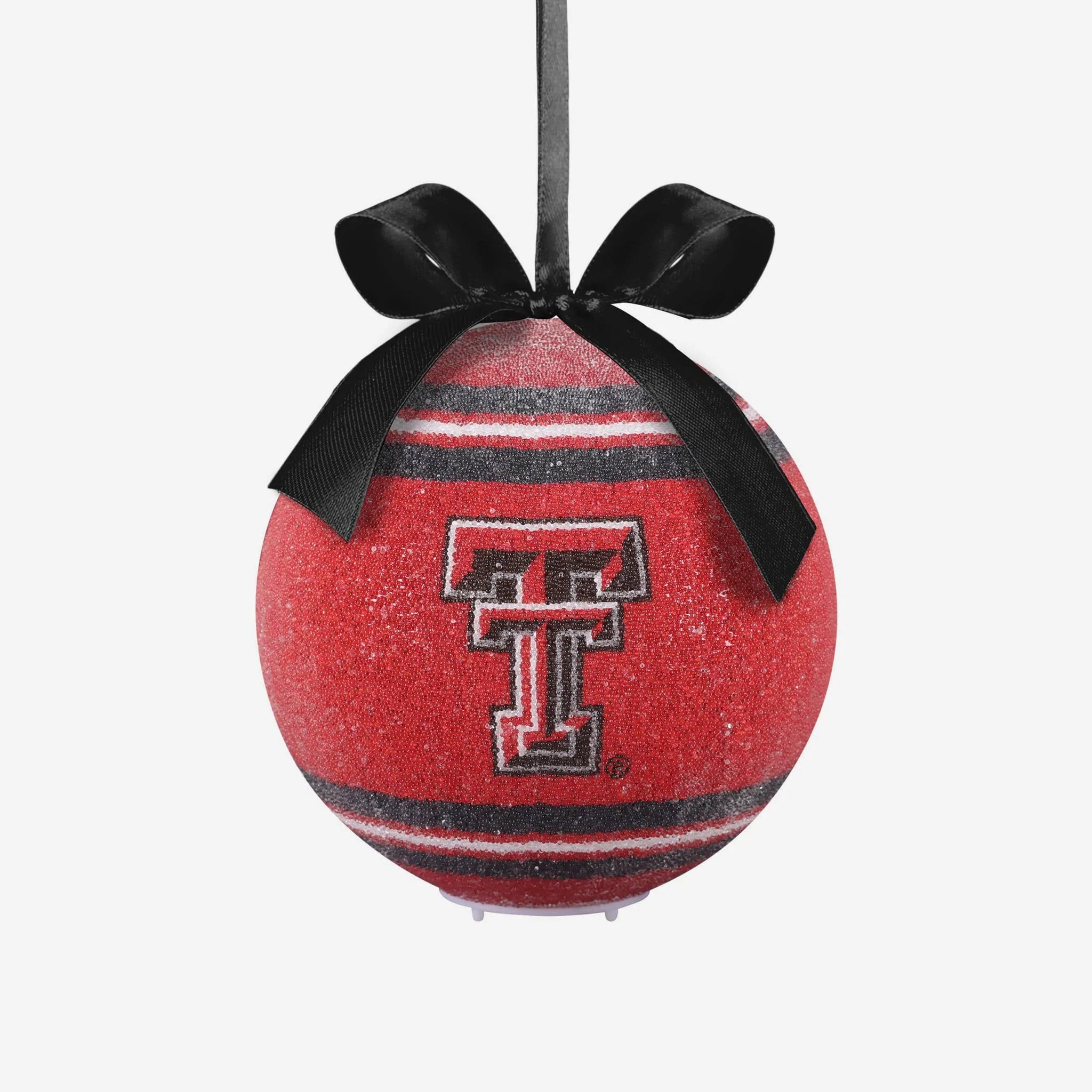 FOCO Texas Tech "LED Light Up Ball" Shatter Proof Ornament