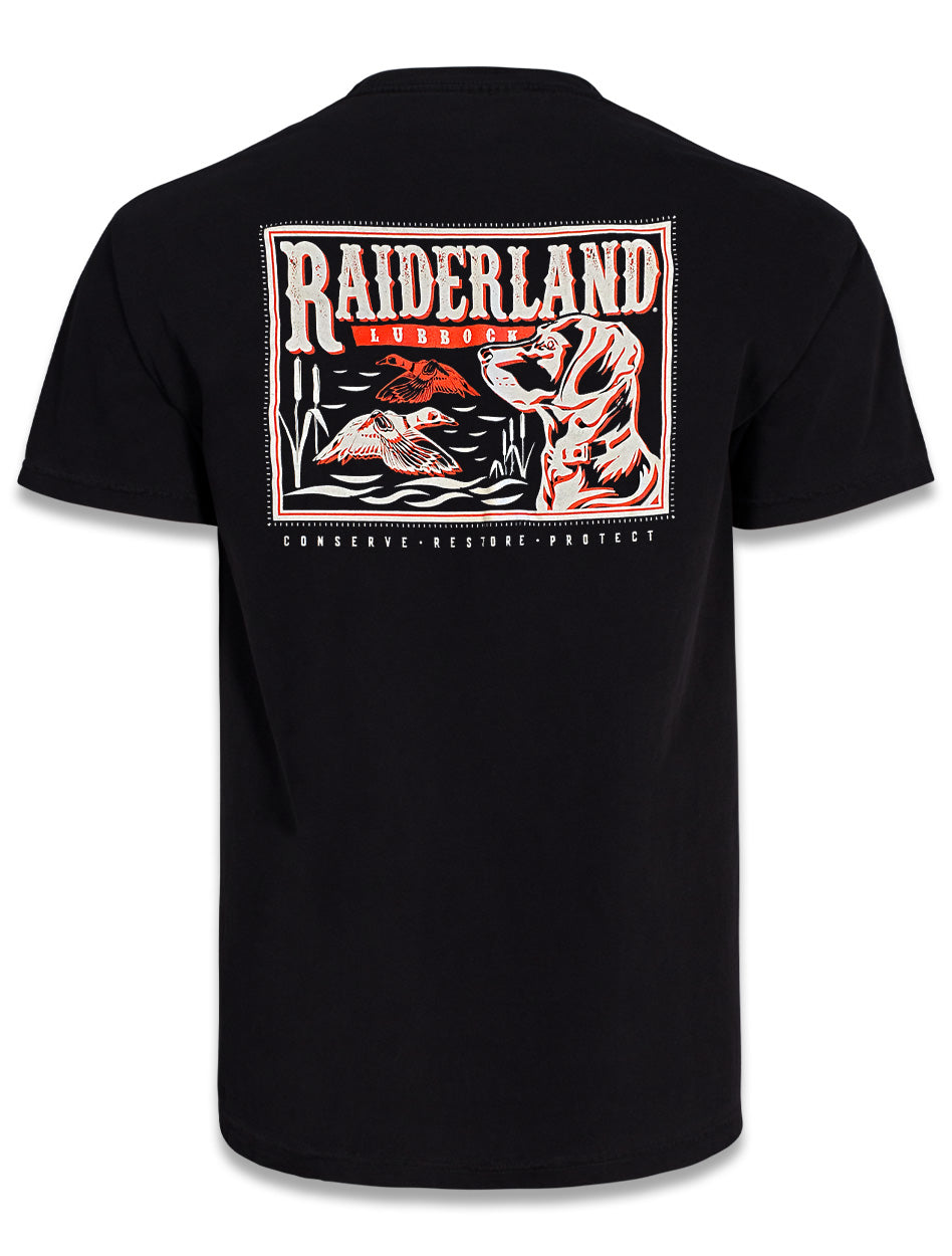 **Ducks Unlimited Texas Tech "Raiderland Lab" Short SleeveT-shirt