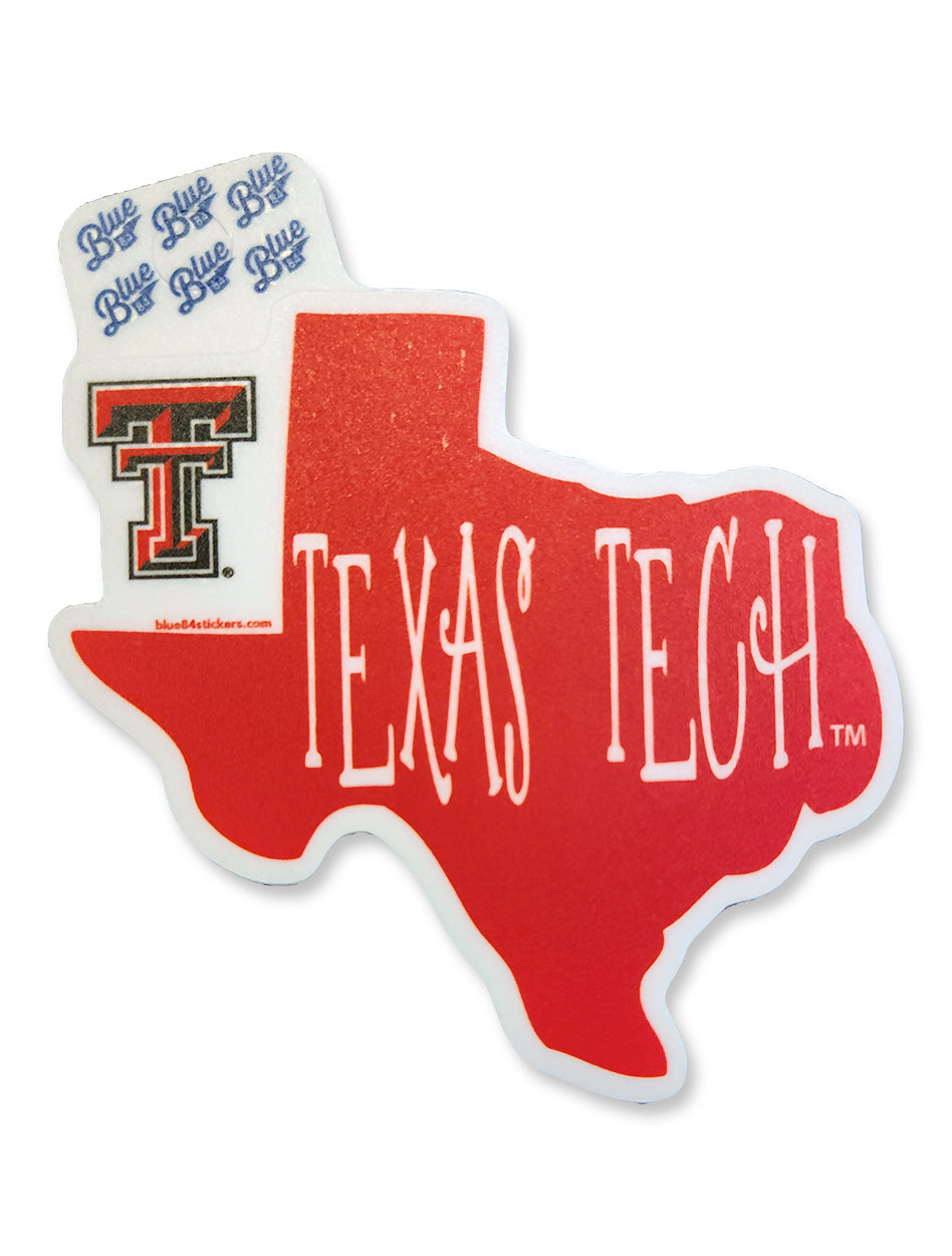 Texas Tech Red Raiders "Get Fit" State Decal