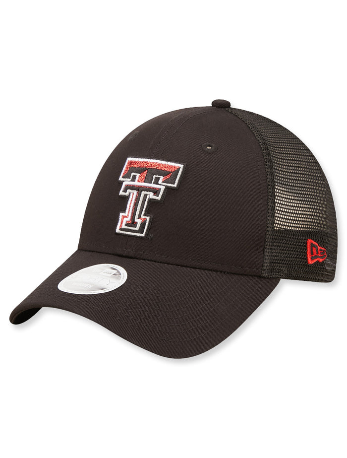 New Era 940 WOMENS Texas Tech Glitter Double T Snapback Cap