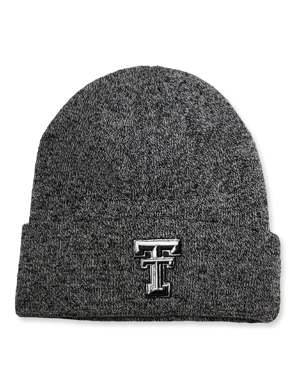 TOW Texas Tech Double T "Black Heath" Cuffed Beanie