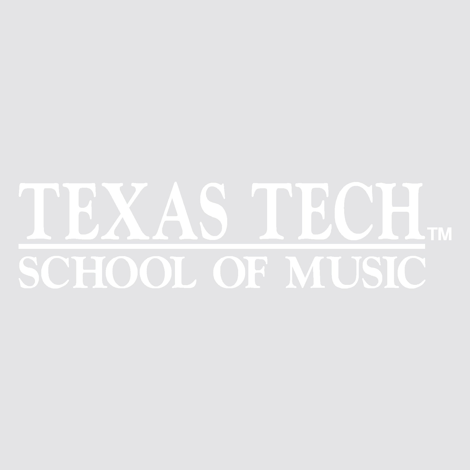 Texas Tech School of Music Vinyl Decal