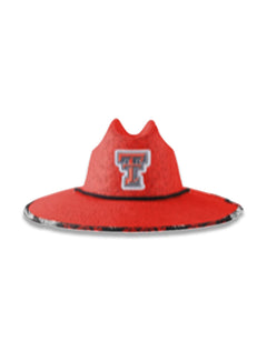 Texas Tech Double T "Team Color Yacht" Straw Hat