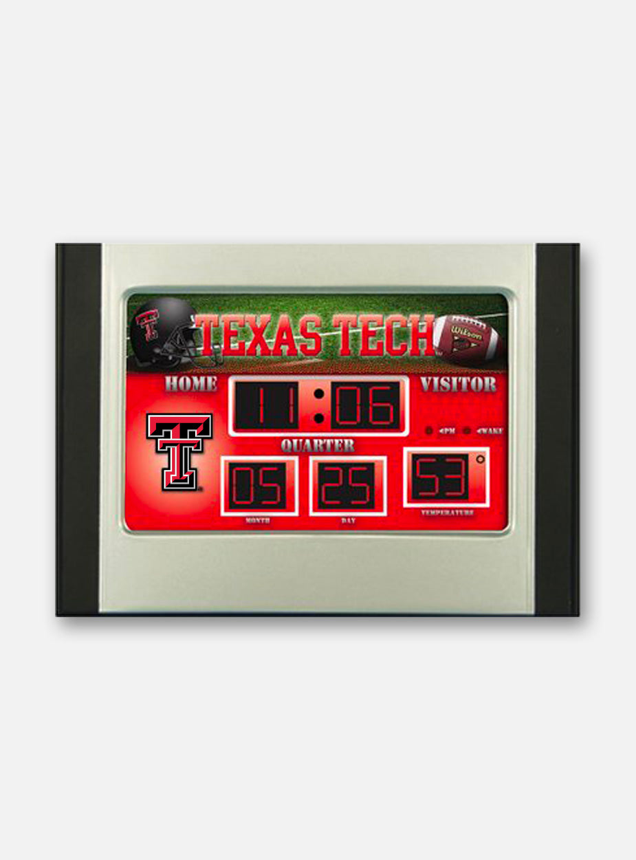 Texas Tech Red Raiders Scoreboard Alarm Clock