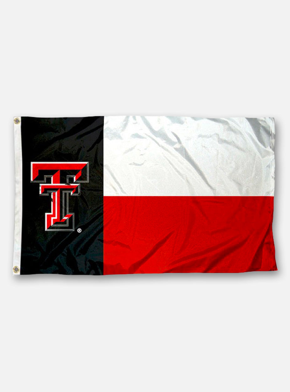 Texas Tech Double T Texas State Flag